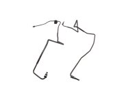 Système de conduite de frein ABS arrière hydraulique BMW R 1100 RT 259 0413 96-01