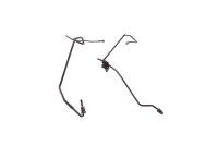 Système de conduite de frein ABS arrière hydraulique BMW R 1100 RT 259 0413 96-01