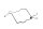 Système de conduite de frein ABS arrière hydraulique BMW R 1100 RT 259 0413 96-01