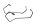 ABS-bromsledning framtryckledning BMW R 1100 RT 259 0413 96-01