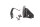 Katteen kiinnike, rungon kiinnike, etu BMW K 1200 GT K44 K12S 0587 06-08