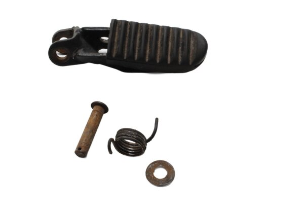 Front left drivers side footrest (rubber) Honda XRV 750 Africa Twin RD04 90-92