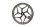 Etupyörän vanne 3,50x17 yksipuolinen valuvanne BMW F 800 ST K71 0234 06-12