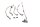 Set di tubi freno in acciaio inox, tubi idraulici BMW R 1200 GS K25 0307 R12 04-07