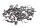 Jeu de vis, kit de montage, garniture BMW R 1200 GS K25 0307 R12 04-07