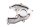 Oljepump drivhus rotor skruvar motorn inuti BMW R 1100 GS 259 0409 93-99