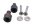 Handlebar weight set, vibration-damping grip end BMW R 1200 GS K25 0307 R12 04-07