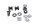 Fuel tank mounting kit damper rubber BMW R 1200 GS K25 0307 R12 04-07