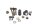 Alternator mounting screw set bracket BMW R 1100 GS 259 0409 93-99
