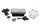 Lock set, control unit, ignition lock, fuel tank lock BMW R 1200 GS K25 0307 R12 04-07