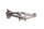 Piastra di supporto della staffa del poggiapiedi, anteriore destra BMW R 1150 GS R21 0415 99-04