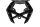 Rekisterikilven pidike, kiinnike, takavalon pidike, kiinnike BMW K 1300 R K43 0518 09-15