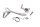 Bakre bromshandtag, nedre; pedal; bromspedal BMW R 1200 GS K25 0307 R12 04-07