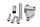Kettingspanner, aandrijfset voor oliepomp, veer, zuiger BMW R 1150 GS R21 0415 99-04