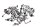 Engine screws, screw set, screw fitting set BMW R 1200 GS K25 0307 R12 04-07