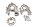 joint de couvercle de carter de rotor dentraînement de pompe à huile BMW R 1200 GS K25 0307 R12 04-07
