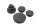 Juego de tapas para abrazaderas triples y tapas antipolvo. BMW R 1150 GS R21 0415 99-04