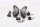 Set poggiapiedi anteriore sinistro destro cuscinetto pedale molla BMW R 1150 GS R21 0415 99-04