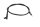 Speedometer cable drive shaft BMW R 1150 GS R21 0415 99-04