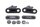 Sædebeslag gummimonteringssæt BMW R 1200 GS K25 0307 R12 04-07