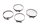 Fascette stringitubo del carburatore, valvola a farfalla destra BMW R 1100 GS 259 0409 93-99