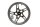 Forhjulsfælg 3,50x17 forhjulsfælg foraksel BMW R 1150 RT 0419 R22 02-05