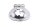 Headlight housing, lamp pot, holder, chrome BMW R 1200 C 259C 0424 K30 97-05