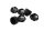 Frame plugs, plastic end caps, set 679703 BMW K 1300 R K43 0518 09-15