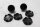 Frame plugs, plastic end caps, set 679703 BMW K 1300 R K43 0518 09-15