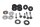 Fuel tank mounting kit rubber bushing BMW K 1200 RS K589 0544 97-00