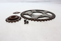 Pignon, pignon, plaque de verrouillage, vis Honda XRV 750 Africa Twin RD04 90-92