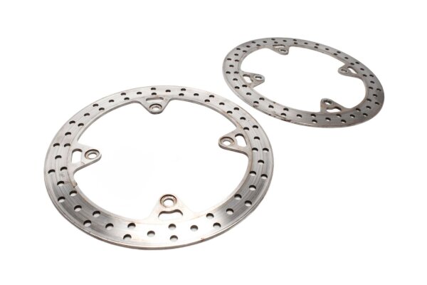 Disques de frein avant percés, paire, épaisseur 4,1 mm Honda XRV 750 Africa Twin RD04 90-92