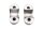 kit de fixation de guidon Ducati Multistrada 1000 DS A1 03-06