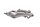 Schwinge vorne Achsaufnahme Lagerung BMW K 1200 S K40 K12S 0581 05-08