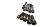 Schrauben Satz Muttern Rahmenbefestigung BMW R 1100 GS 259 0409 93-99