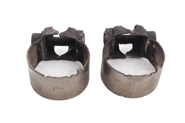 Exhaust manifold clamp set, exhaust pipe connection clamps BMW R 80 247 84-93