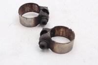 Exhaust manifold clamp set, exhaust pipe connection clamps BMW R 80 247 84-93