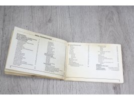Betriebsanleitung Handbuch Inspektionsheft deutsch Kawasaki Z 750 76-85