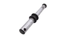 Front wheel axle, front wheel axle, axle bearing guide...
