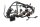 Wiring harness, main wiring set, electrical system, fuse connections BMW R 80 247 84-93