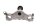 Lower fork bridge, headset mounting bracket, steering head BMW R 80 247 84-93