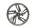 Cerchio ruota anteriore monoblocco da 19 pollici H2 MT2.50 BMW R 1200 GS K25 0307 R12 04-07