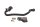 Crankcase ventilation hose, valve, cover complete set BMW R 80 247 84-93