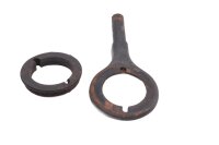 front left fork wrench, fork tube nut, locknut BMW R 80...