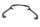 Luggage rack, rear upper luggage carrier, retaining bracket BMW R 80 247 84-93