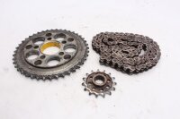 Chain kit, drive set, sprocket, chain, gear Ducati Multistrada 1000 DS A1 03-06