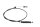 Clutch cable, clutch Bowden cable, adjuster BMW R 80 247 84-93