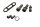 Päätelineen jousikiinnitysakselin ruuvit BMW R 1150 GS R21 0415 99-04