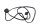 Conector del cable del interruptor de la luz de freno delantera BMW K 1200 RS K589 0544 97-00