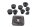 Frame plug set, rubber plugs, blind plugs Ducati Multistrada 1000 DS A1 03-06